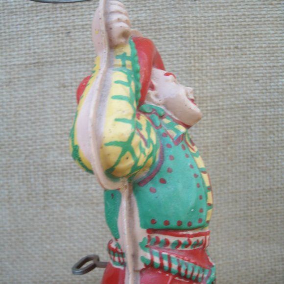 Vintage Round-up Tex Whirling Cowboy Celluloid Wind-up Toy - Picture 16 of 16